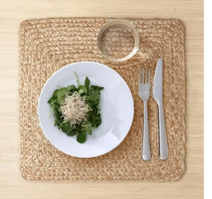 Natural Square Jute Table Mat