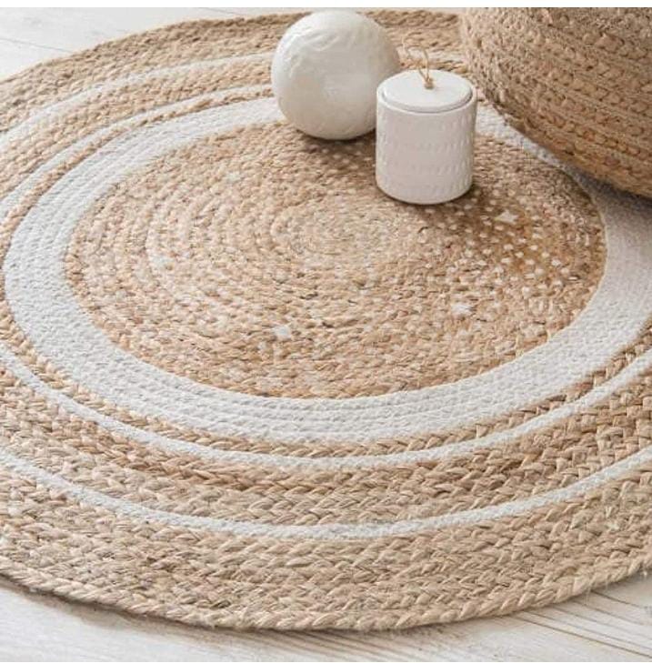 Nature's Embrace- Round Jute Rug